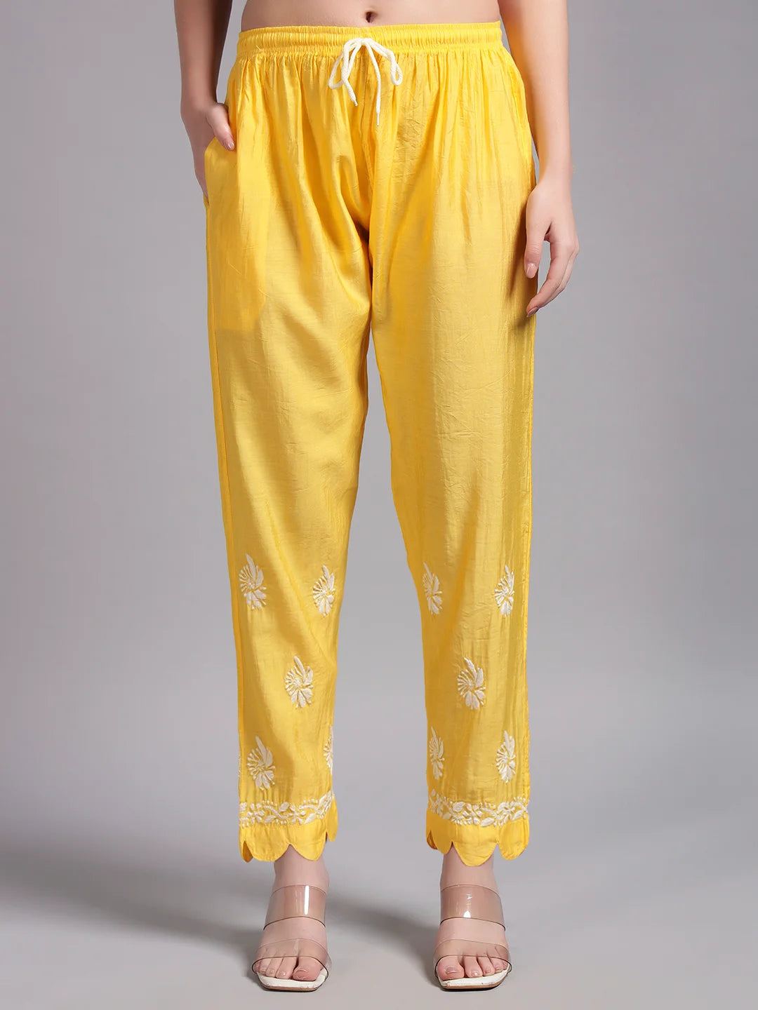 Luxury Pink Muslin Hand Embroidered Co-Ord Set for Women | Premium Muslin Kurti Pant Set