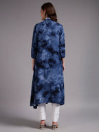 Premium Modal Handwork Front Open Kurti for Women | Designer Embroidered Long Kurti