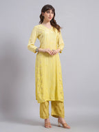 Luxury Muslin Chikankari Anarkha Suit with Dupatta for Women | Premium Lucknowi Handcrafted Elegance