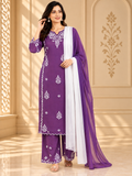 Premium Modal Handwork Embroidered Kurta Palazzo Set for Women | Luxury Ethnic Wear