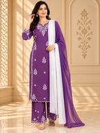 Premium Modal Handwork Embroidered Kurta Palazzo Set for Women | Luxury Ethnic Wear