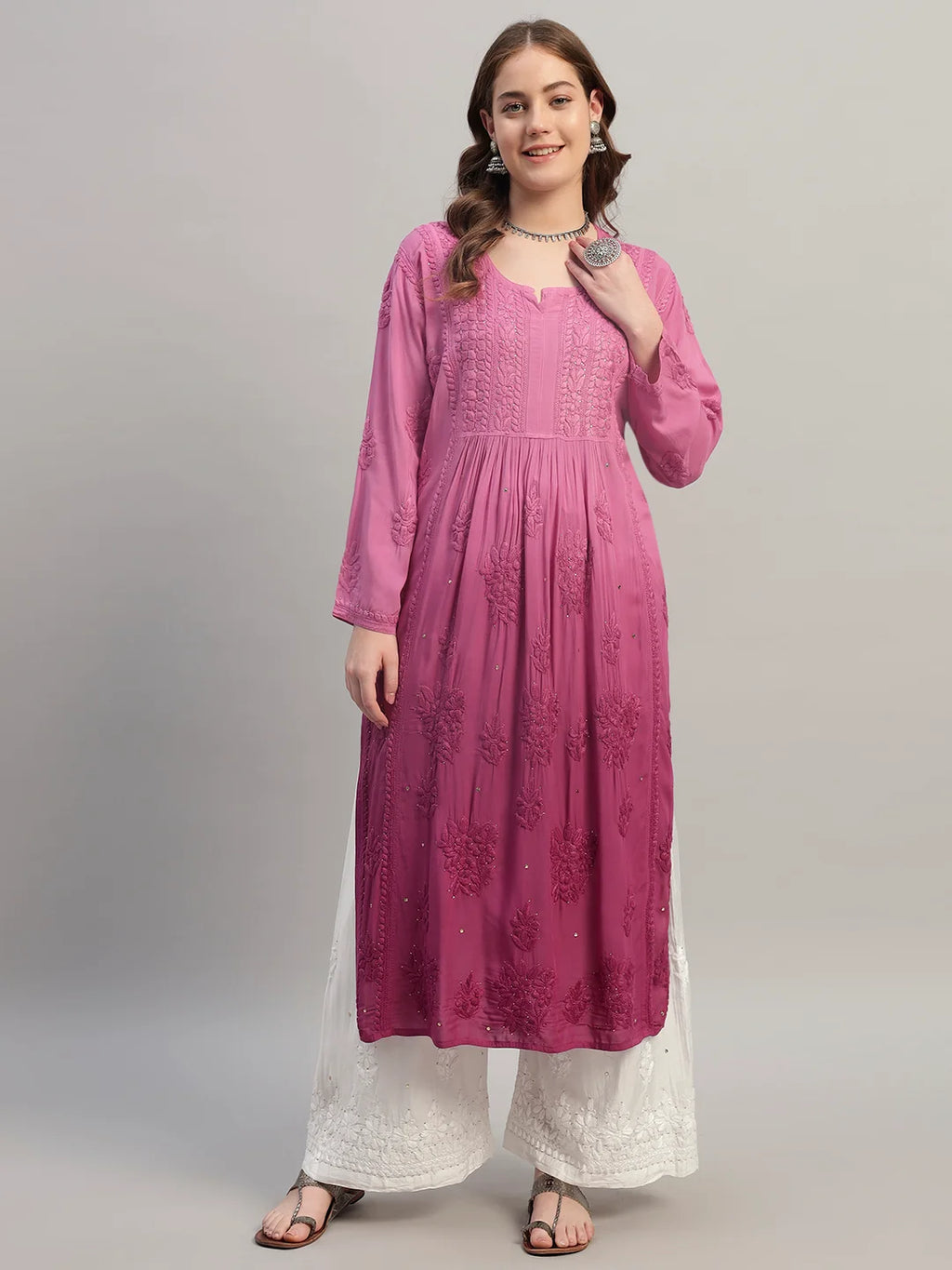 Luxury Chikankari Kurti for Women | Premium Handcrafted Designer Ethnic Wear
