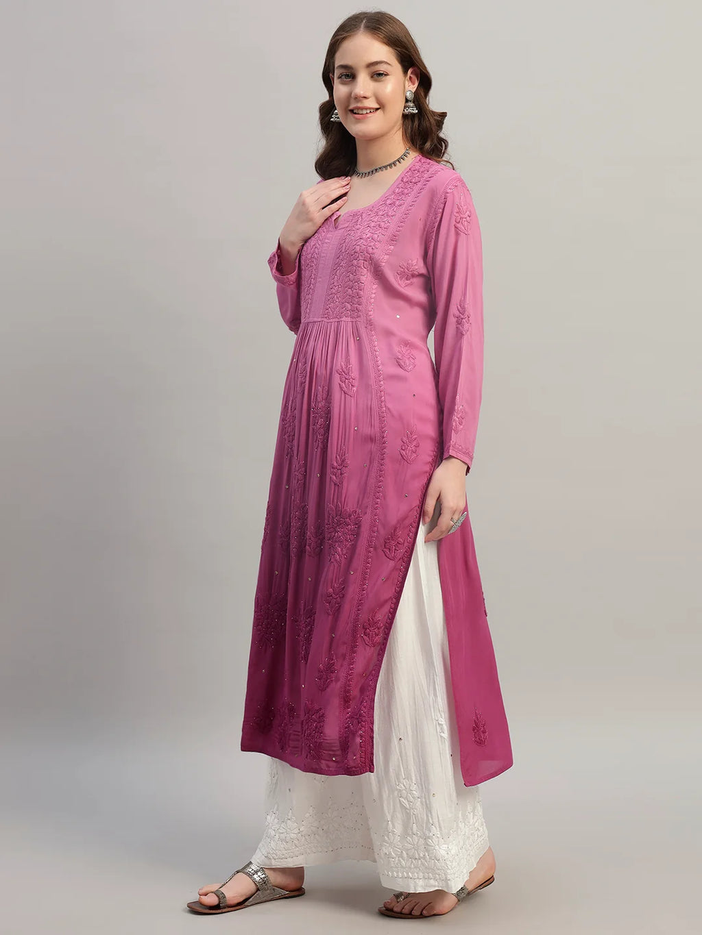 Luxury Chikankari Kurti for Women | Premium Handcrafted Designer Ethnic Wear