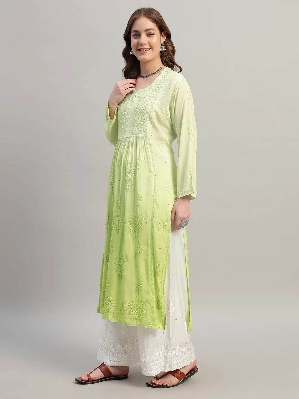 Luxury Chikankari Kurti for Women | Premium Handcrafted Designer Ethnic Wear