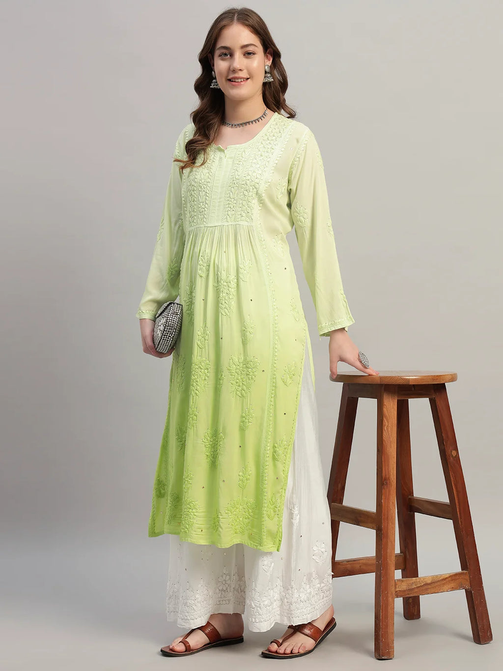 Luxury Chikankari Kurti for Women | Premium Handcrafted Designer Ethnic Wear