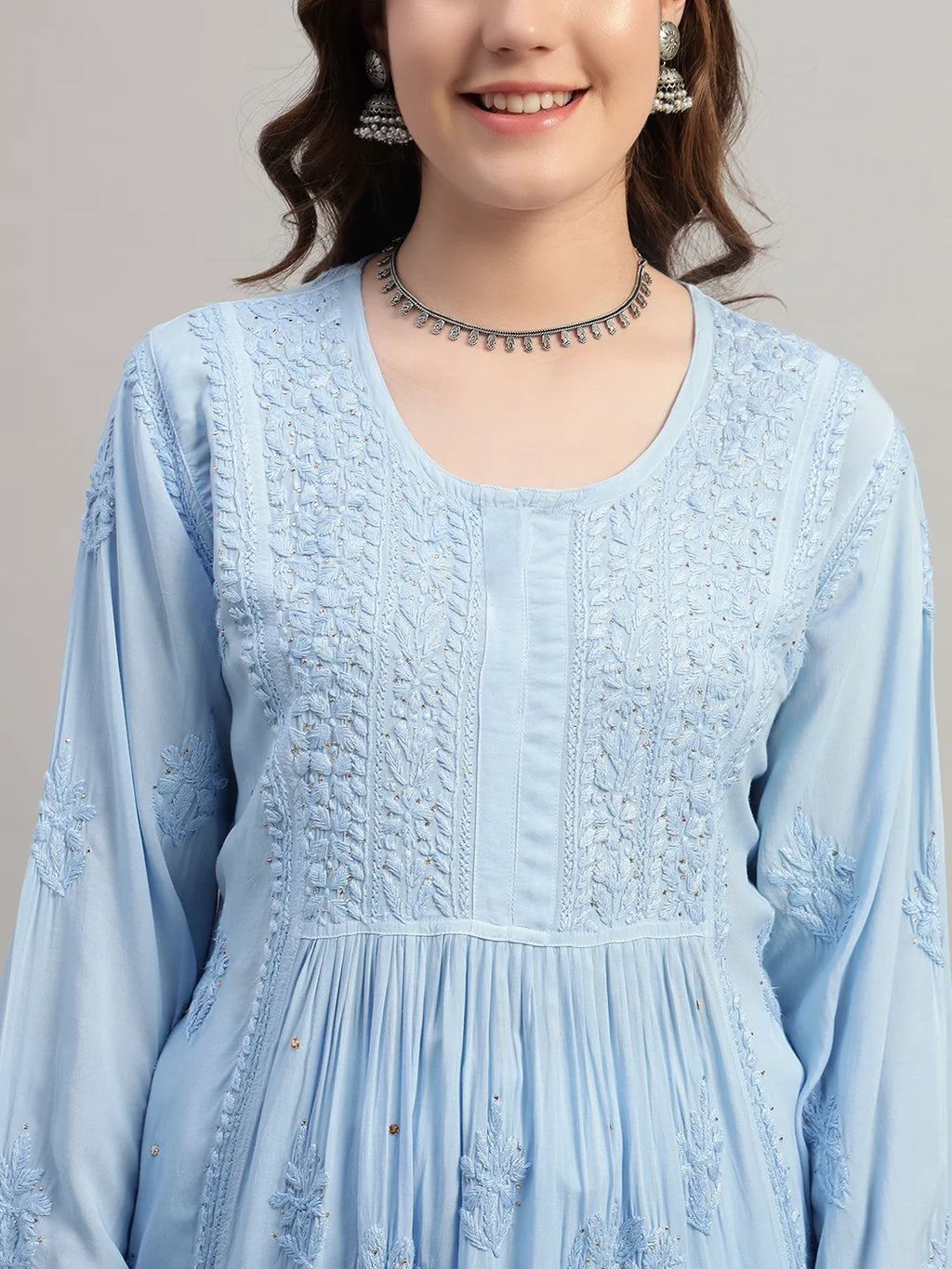 Luxury Chikankari Kurti for Women | Premium Handcrafted Designer Ethnic Wear
