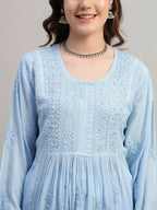 Luxury Chikankari Kurti for Women | Premium Handcrafted Designer Ethnic Wear