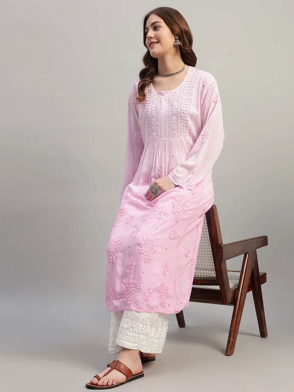 Luxury Chikankari Kurti for Women | Premium Handcrafted Designer Ethnic Wear
