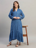 Premium Heavy Chikankari Umbrella Cut Kurti for Women | Authentic Lucknowi Handwork