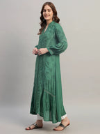 Premium Heavy Chikankari Umbrella Cut Kurti for Women | Authentic Lucknowi Handwork