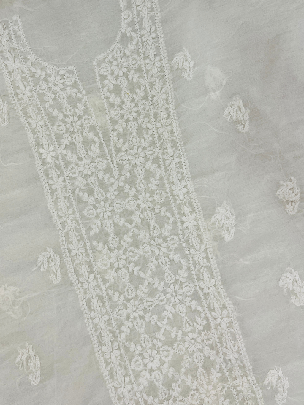 Premium Mul Chanderi Unstitched Suit with Handwork Kurti & Dupatta | Elegant Ethnic Wear