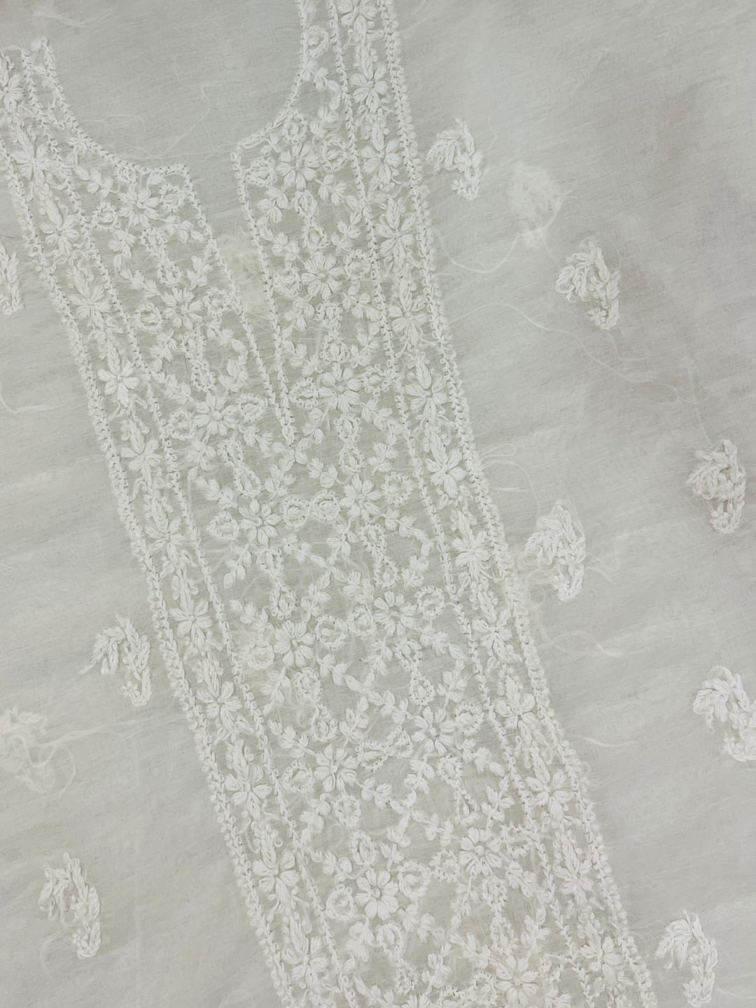 Premium Mul Chanderi Unstitched Suit with Handwork Kurti & Dupatta | Elegant Ethnic Wear