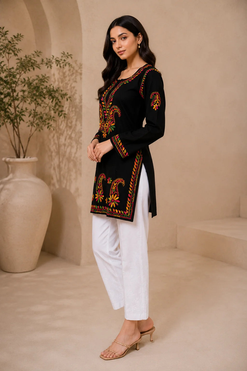 Premium Modal Handwork Short Kurti for Women | Premium Designer Ethnic Wear