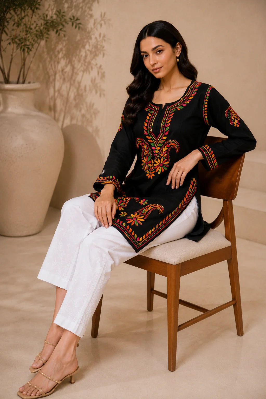 Premium Modal Handwork Short Kurti for Women | Premium Designer Ethnic Wear