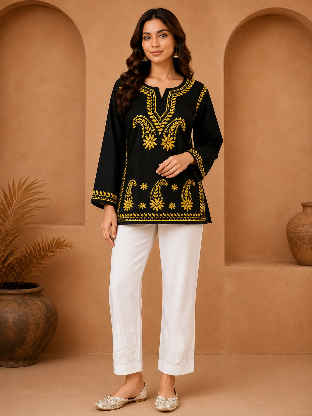 Premium Modal Handwork Short Kurti for Women | Premium Designer Ethnic Wear