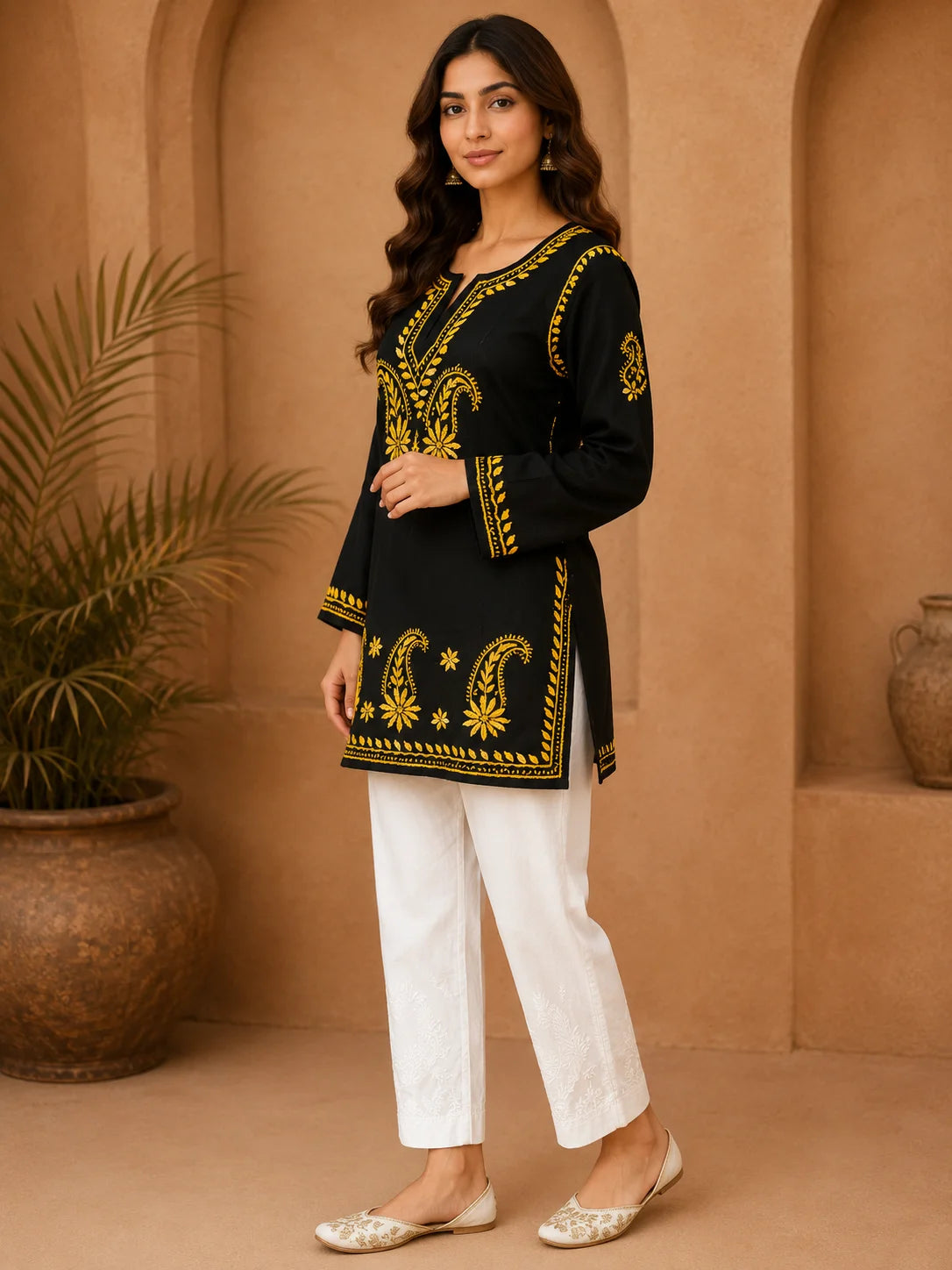 Premium Modal Handwork Short Kurti for Women | Premium Designer Ethnic Wear