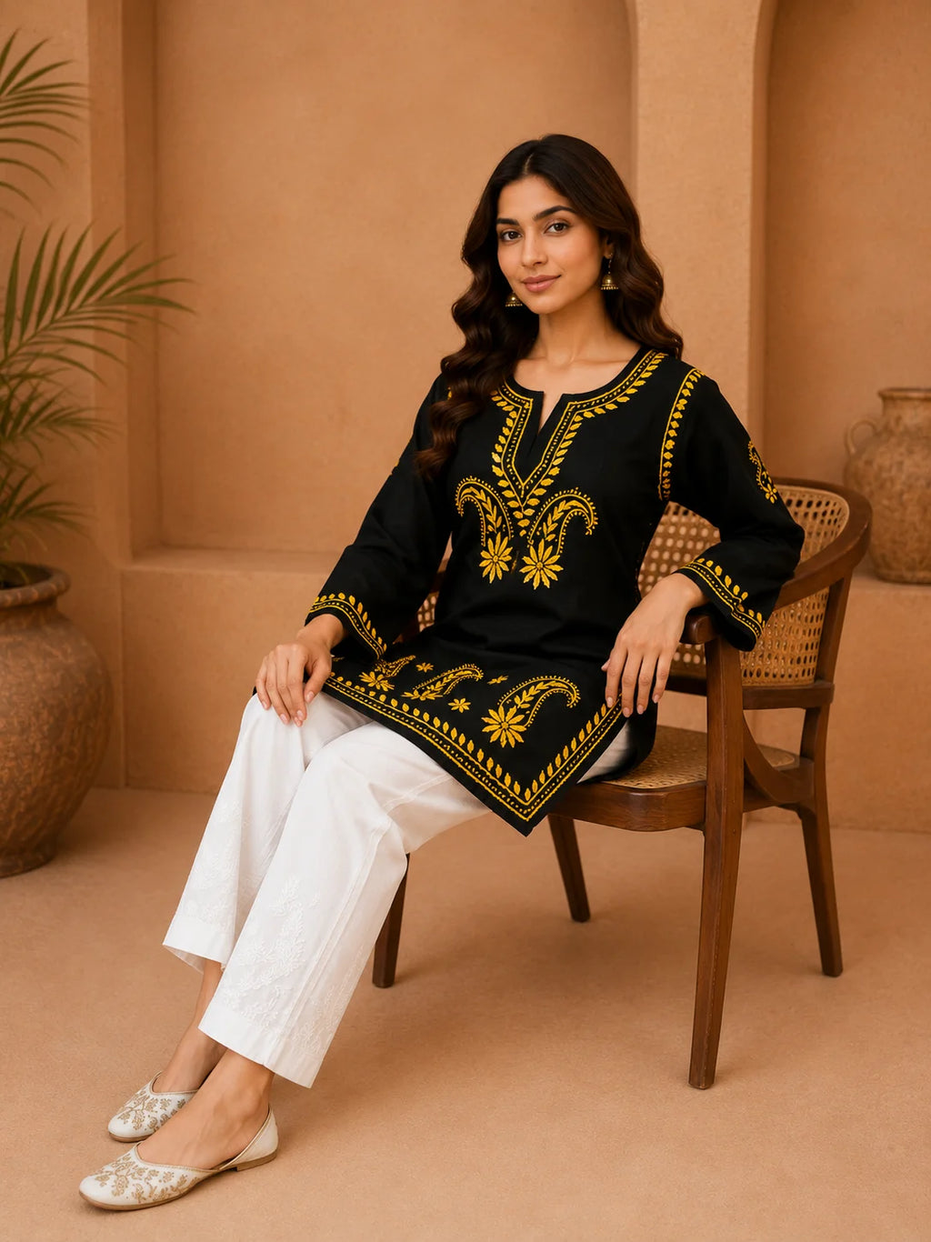 Premium Modal Handwork Short Kurti for Women | Premium Designer Ethnic Wear