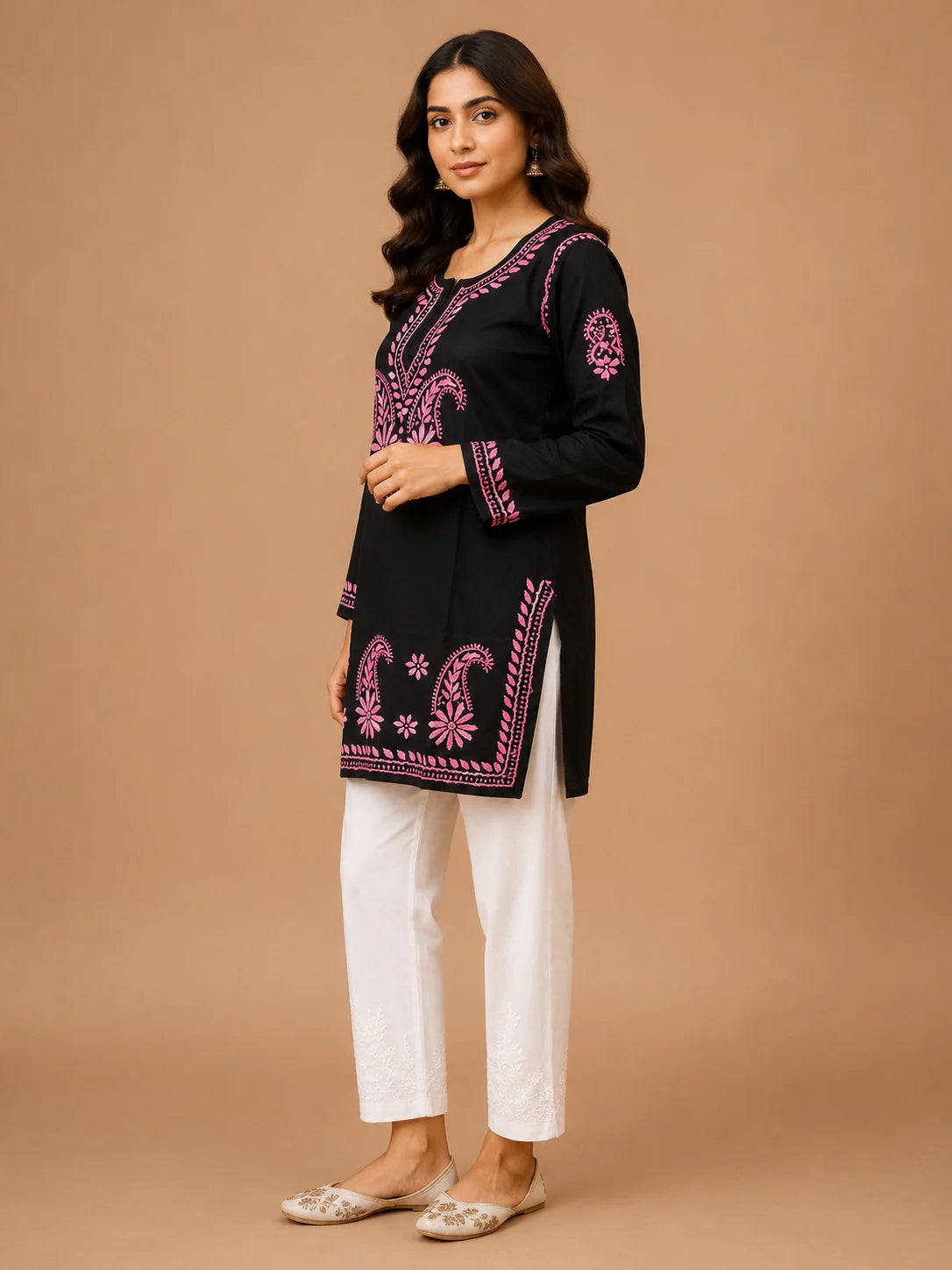 Premium Modal Handwork Short Kurti for Women | Premium Designer Ethnic Wear