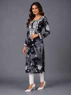 Tazaki Premium Modal Handwork Straight Kurti for Women | Premium Embroidered Ethnic Wear