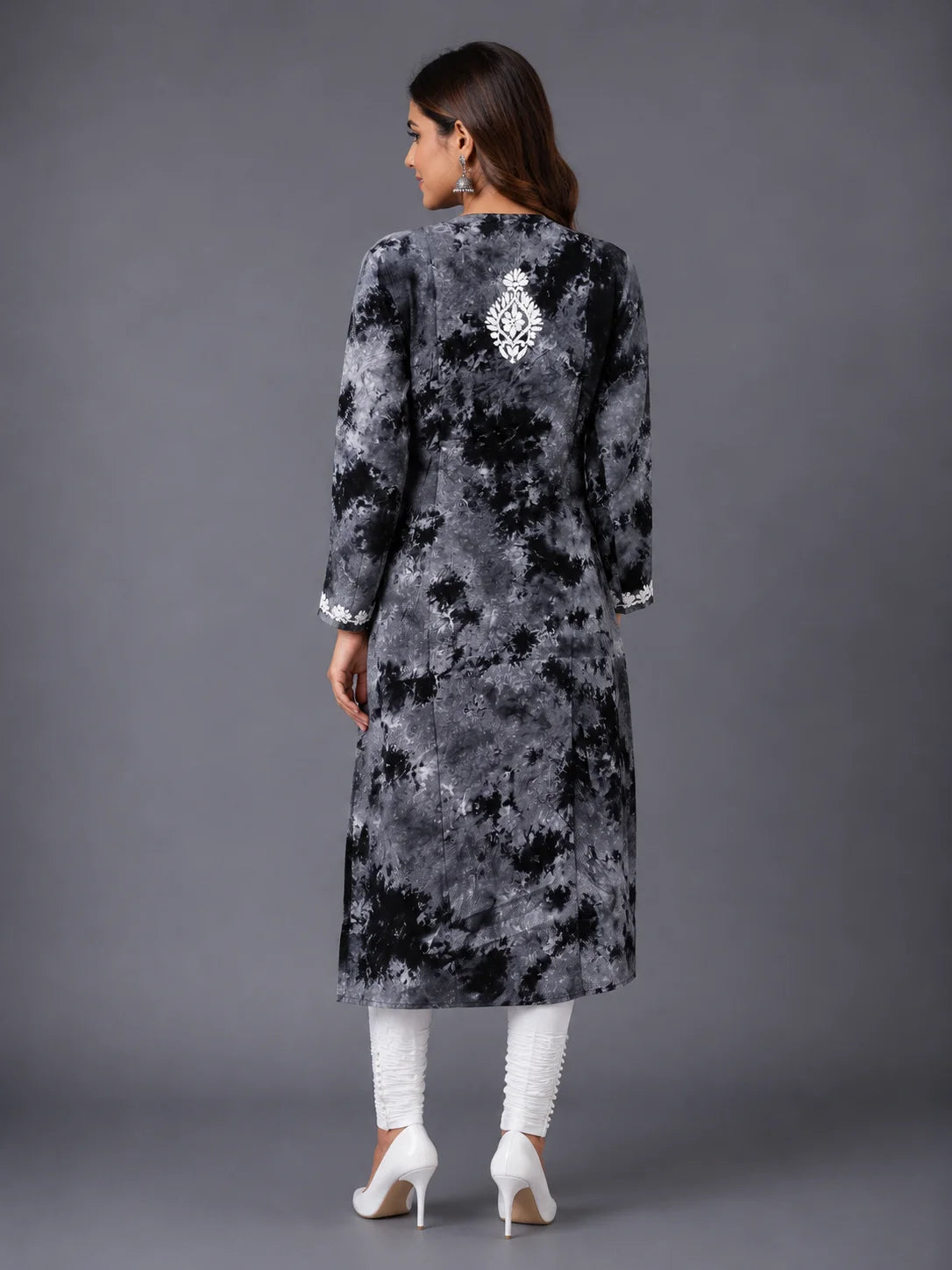 Tazaki Premium Modal Handwork Straight Kurti for Women | Premium Embroidered Ethnic Wear