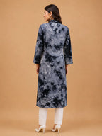 Premium Modal Handwork Front Open Kurti for Women | Designer Embroidered Long Kurti