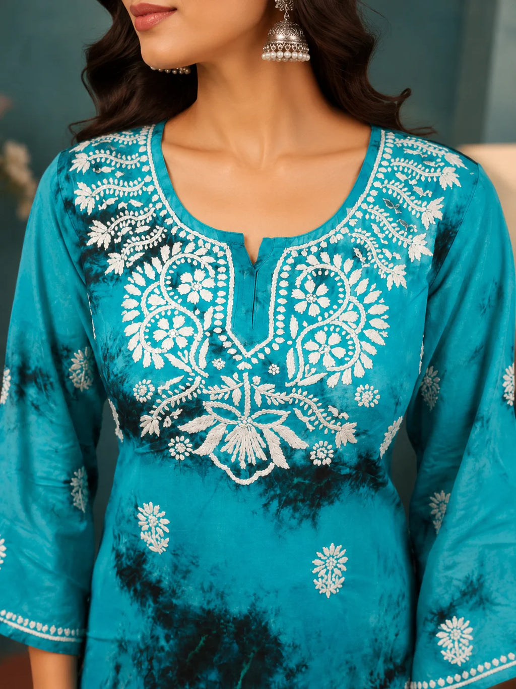 Premium Modal Handwork Printed Short Top with Sharara Set for Women | Designer Ethnic Co-Ord Set