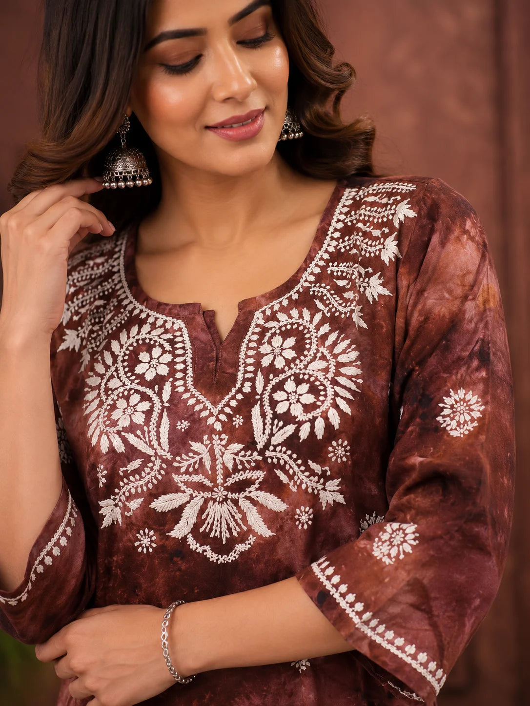Premium Modal Handwork Printed Short Top with Sharara Set for Women | Designer Ethnic Co-Ord Set