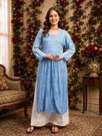 Luxury Chikankari Kurti for Women | Premium Handcrafted Designer Ethnic Wear