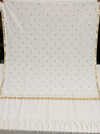 Premium Ivory Mul Chanderi Embroidered Kurta Dupatta Set for Women