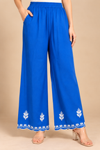 Luxury Modal Handwork Kurta Palazzo Set with Dupatta | Premium Women’s Ethnic Wear