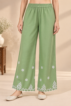 Premium Modal Handwork Embroidered Kurta Palazzo Set for Women | Luxury Ethnic Wear