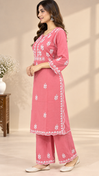 Luxury Modal Handwork Kurta Palazzo Set with Dupatta | Premium Women’s Ethnic Wear
