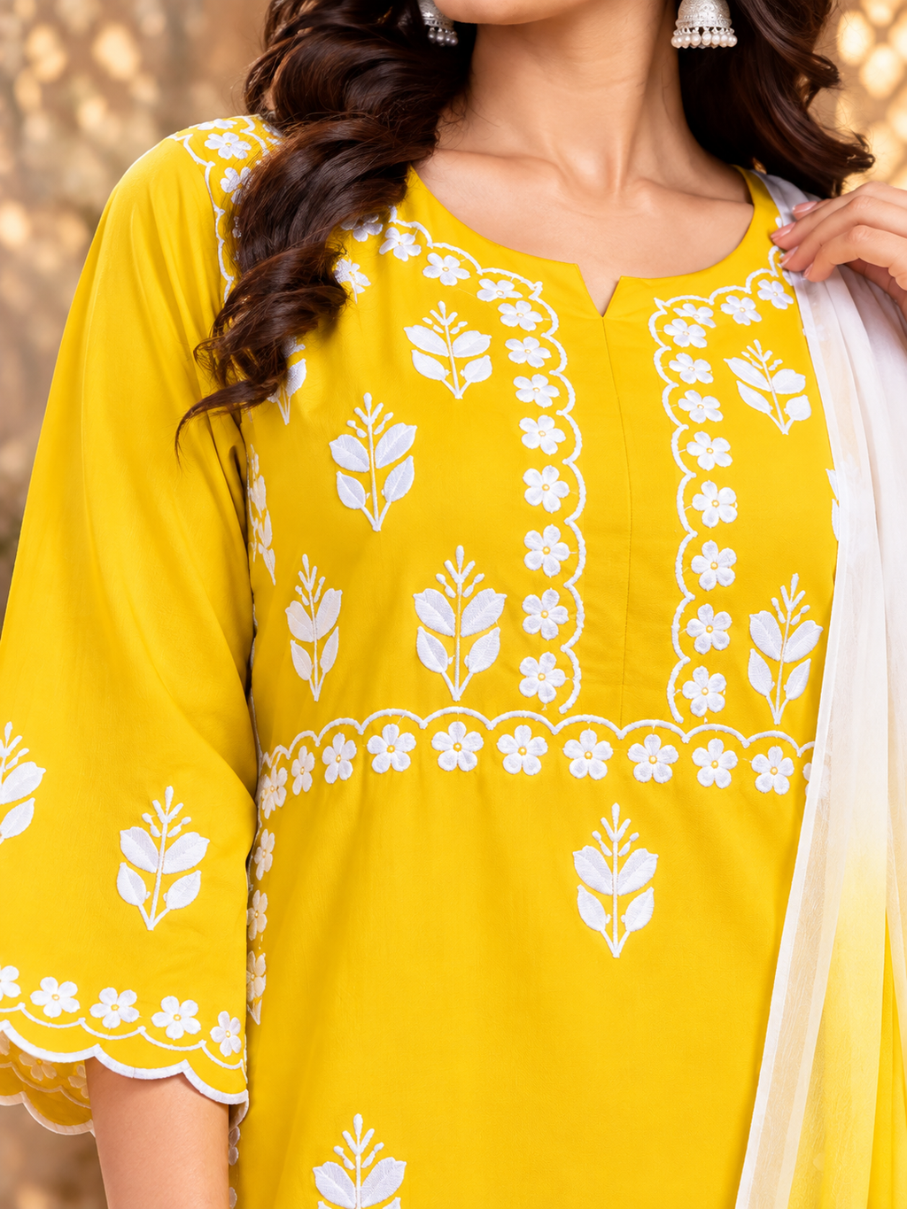 Luxury Modal Handwork Kurta Palazzo Set with Dupatta | Premium Women’s Ethnic Wear