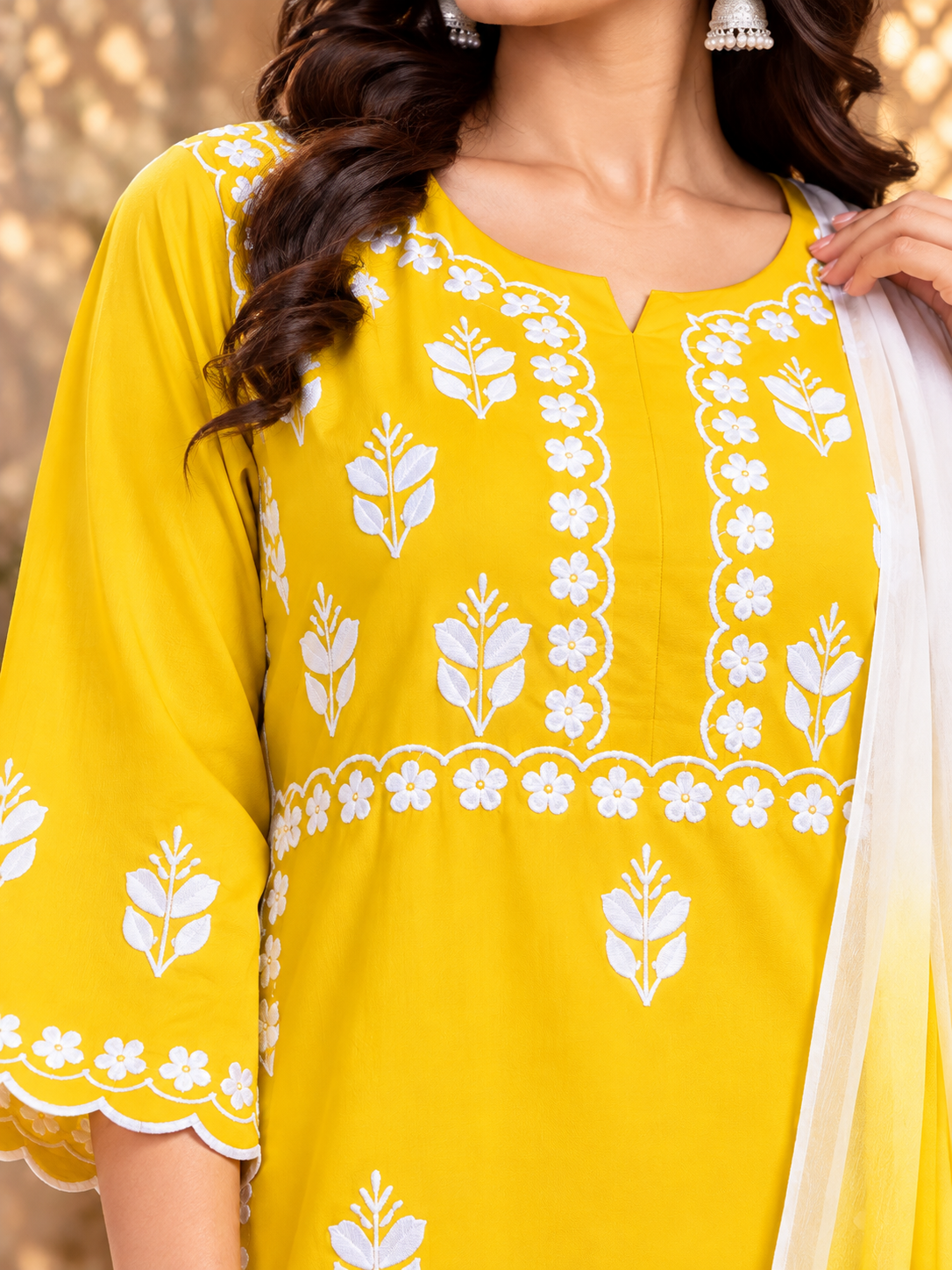 Luxury Modal Handwork Kurta Palazzo Set with Dupatta | Premium Women’s Ethnic Wear