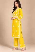 Luxury Modal Handwork Kurta Palazzo Set with Dupatta | Premium Women’s Ethnic Wear